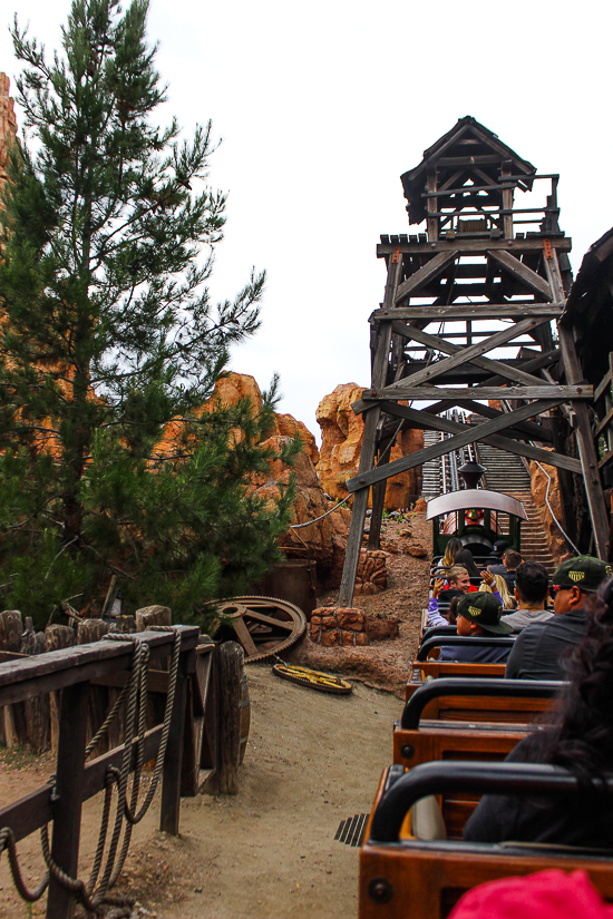 The Big Thunder Mountain Railroad at Disneyland, Anaheim, California