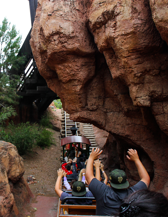 The Big Thunder Mountain Railroad at Disneyland, Anaheim, California