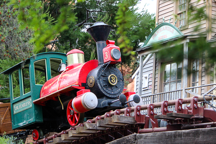 The Big Thunder Mountain Railroad at Disneyland, Anaheim, California