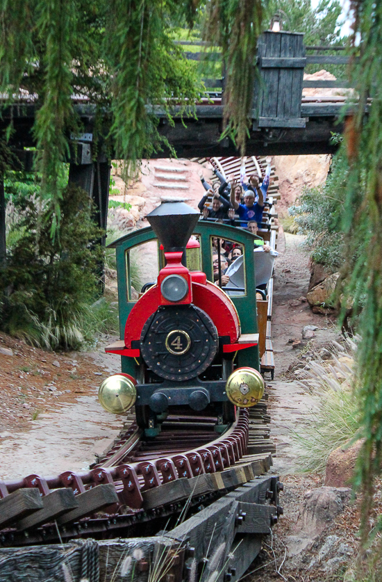 The Big Thunder Mountain Railroad at Disneyland, Anaheim, California