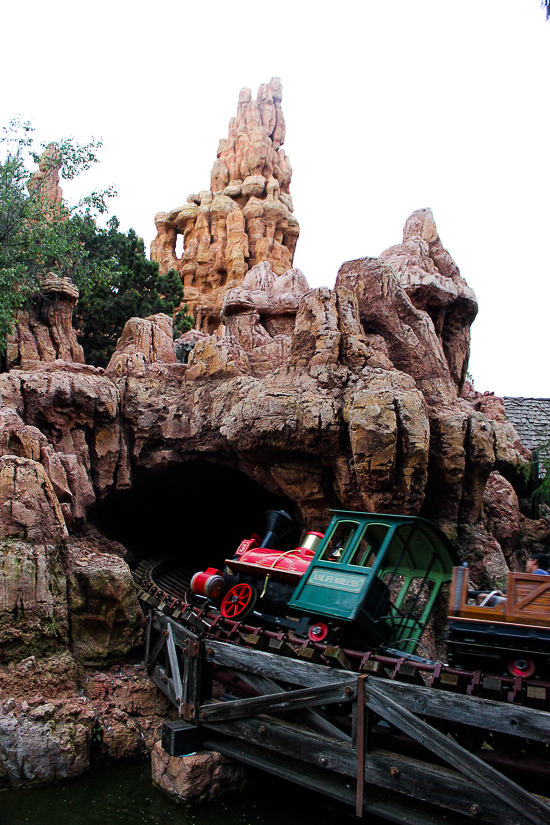 The Big Thunder Mountain Railroad at Disneyland, Anaheim, California