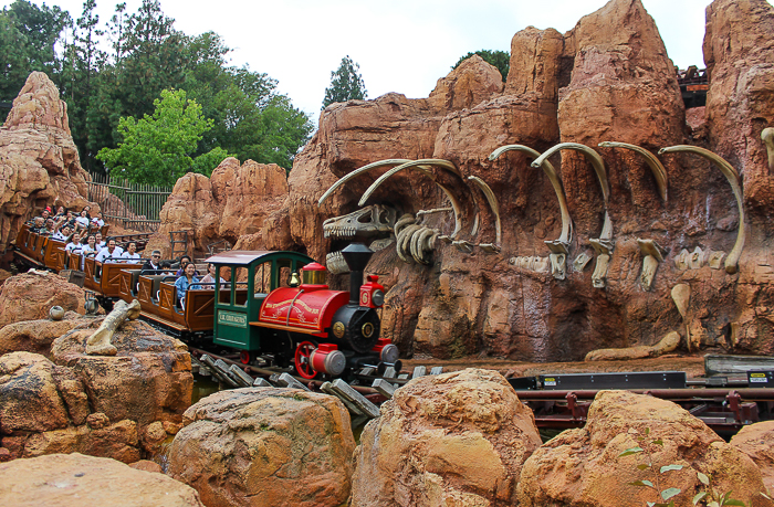 The Big Thunder Mountain Railroad at Disneyland, Anaheim, California