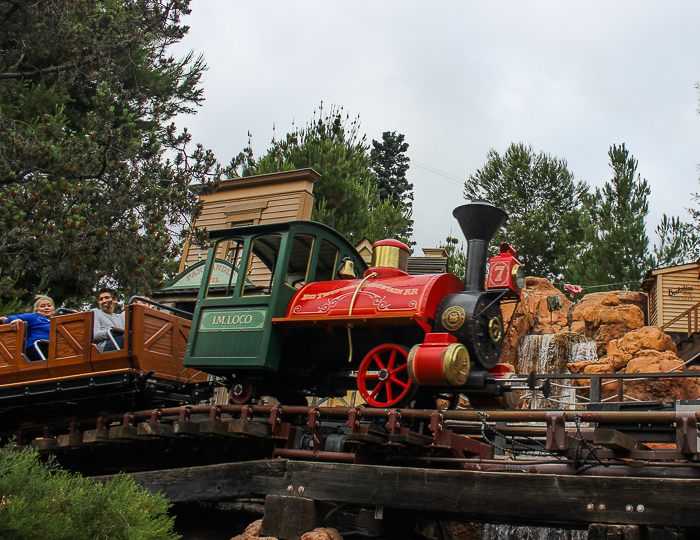 The Big Thunder Mountain Railroad at Disneyland, Anaheim, California