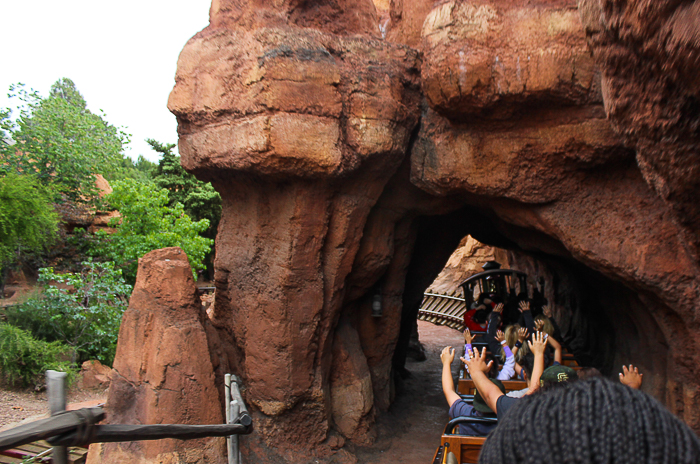 The Big Thunder Mountain Railroad at Disneyland, Anaheim, California