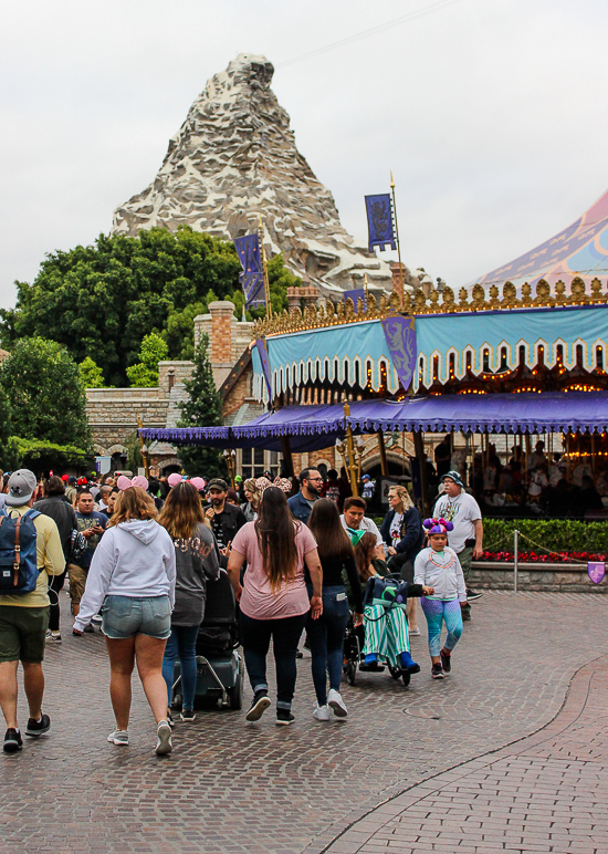 The Matterhorn Rollercoaster at Disneyland, Anaheim, California