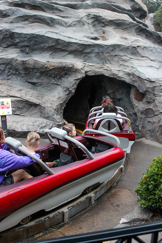 The Matterhorn Rollercoaster at Disneyland, Anaheim, California