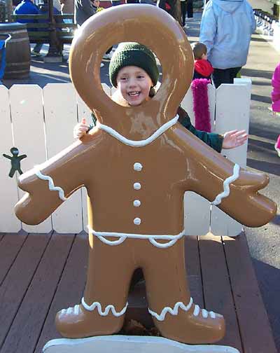 Bond the Gingerbread Man at Dollywood, Pigeon Forge, Tennessee