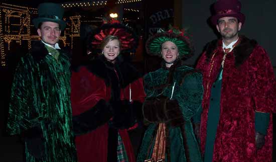 Christmas Carolers At Dollywood, Pigeon Forge, Tennessee