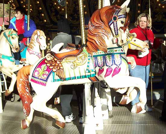 A Carousel Horse at Dollywood, Pigeon Forge, Tennessee