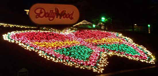 Christmas Lights At Dollywood, Pigeon Forge, Tennessee