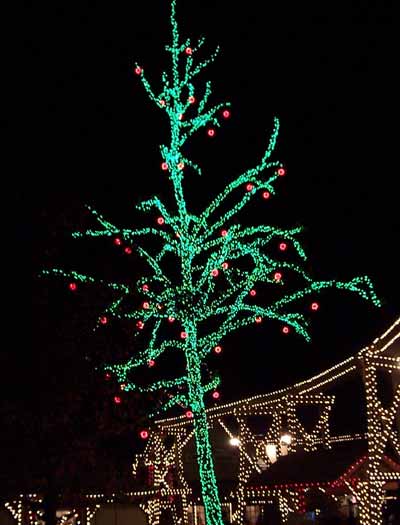 Christmas Lights At Dollywood, Pigeon Forge, Tennessee