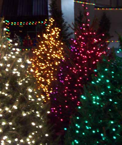 Christmas Lighta At Dollywood, Pigeon Forge, Tennessee