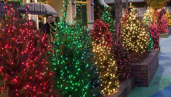 Christmas Lights At Dollywood, Pigeon Forge, Tennessee