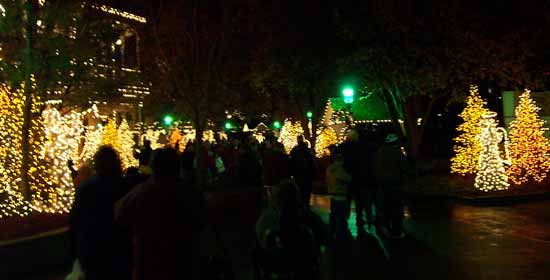 Christmas Lights At Dollywood, Pigeon Forge, Tennessee