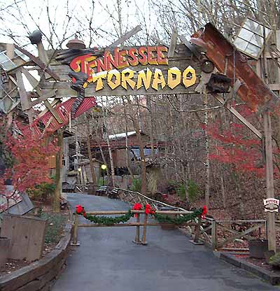 The Tennessee Tornado Rollercoaster At Dollywood, Pigeon Forge, Tennenssee
