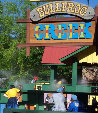 Bull Frog Creek Play Area at Dollywood, Pigeon Forge Tennessee