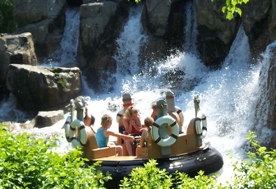 The Smoky Mountain River Rampage at Dollywood, Pigeon Forge Tennessee