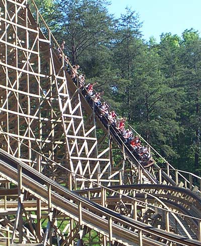 Thunderhead Rollercoaster at Dollywood, Pigeon Forge Tennessee