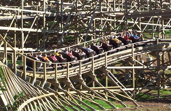 Thunderhead Rollercoaster at Dollywood, Pigeon Forge Tennessee