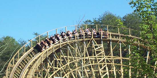 Thunderhead Rollercoaster at Dollywood, Pigeon Forge Tennessee