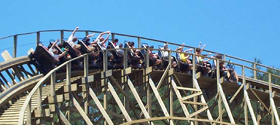 Thunderhead Rollercoaster at Dollywood, Pigeon Forge Tennessee