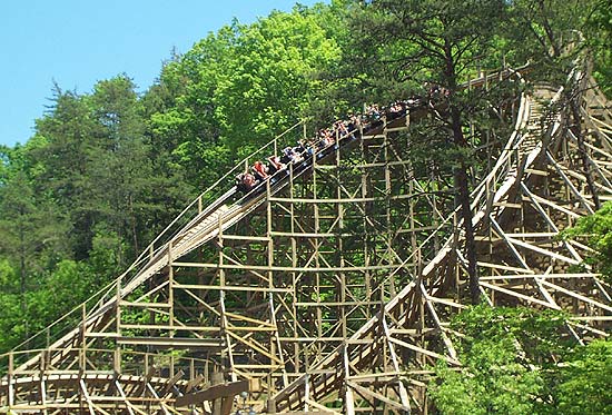 Thunderhead Rollercoaster at Dollywood, Pigeon Forge Tennessee