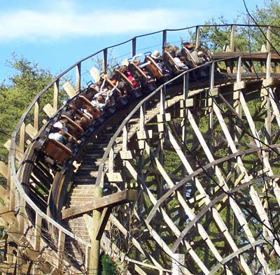 Thunderhead Rollercoaster at Dollywood, Pigeon Forge, TN