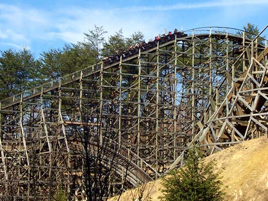 Thunderhead Rollercoaster at Dollywood, Pigeon Forge, TN