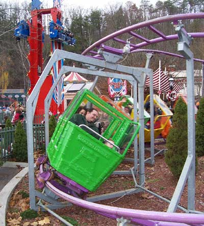 The Vege Tales Coaster at Dollywood, Pigeon Forge, TN