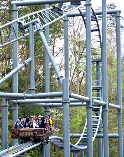 Mystery Mine Rollercoaster at Dollywood, Pigeon Forge, TN