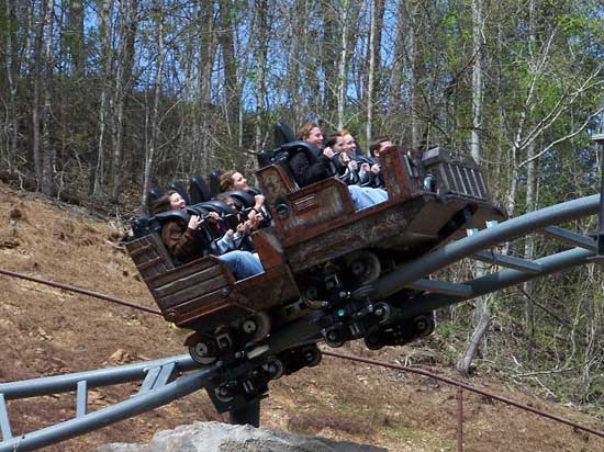 Mystery Mine Rollercoaster at Dollywood, Pigeon Forge, TN