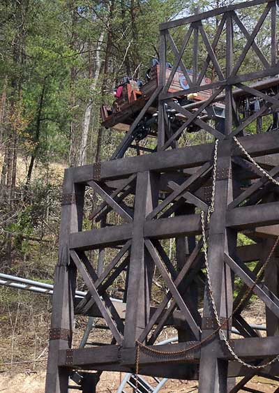 Mystery Mine Rollercoaster at Dollywood, Pigeon Forge, TN