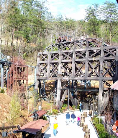 Mystery Mine Rollercoaster at Dollywood, Pigeon Forge, TN