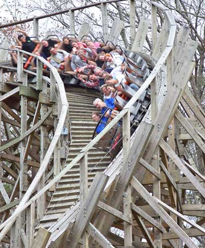 Thunderhead Rollercoaster at Dollywood, Pigeon Forge, TN