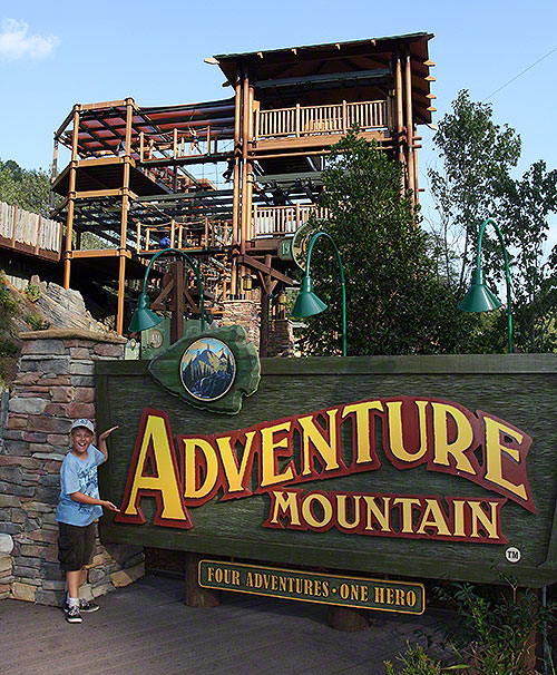 Advenure Mountain at Dollyood, Pigeon Forge, Tennessee