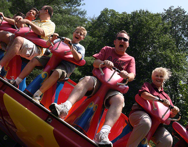 The Dizzy Disk at Dollyood, Pigeon Forge, Tennessee