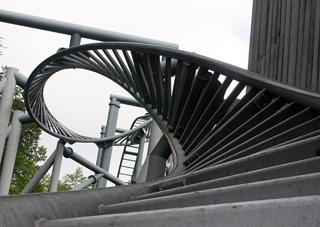 The Mystery Mine Rollercoaster at Dollyood, Pigeon Forge, Tennessee