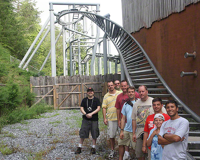 The Mystery Mine Rollercoaster at Dollyood, Pigeon Forge, Tennessee