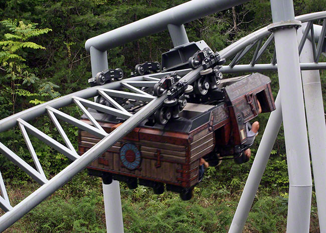 The Mystery Mine Rollercoaster at Dollyood, Pigeon Forge, Tennessee