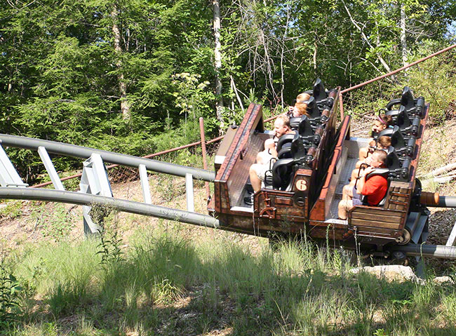 The Mystery Mine Rollercoaster at Dollyood, Pigeon Forge, Tennessee