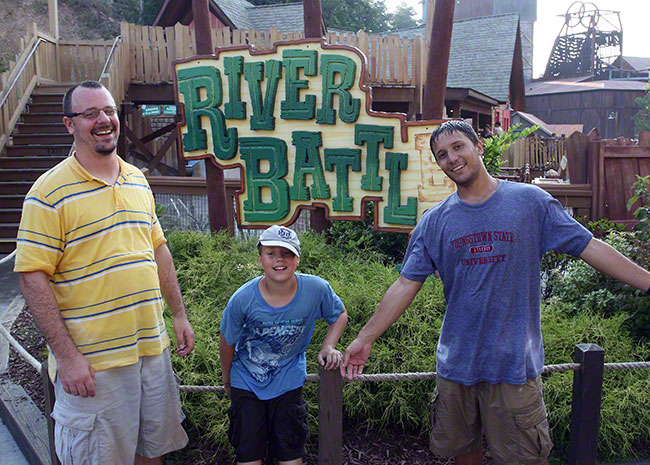 The River Battle at Dollyood, Pigeon Forge, Tennessee