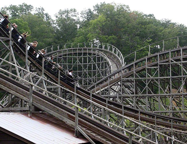 The Thunnderhead Rollercoaster at Dollyood, Pigeon Forge, Tennessee