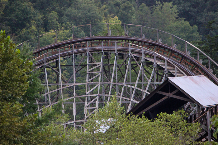 The Thunderhead rollercoaster at Dollywood Theme Park, Pigeon Forge, Tennessee