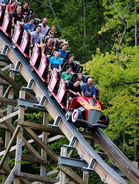 The Lightning Rod Rollercoaster at Dollywood Theme Park, Pigeon Forge, Tennessee