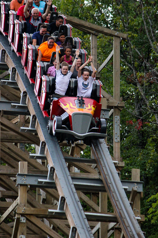 The Lightning Rod Rollercoaster at Dollywood Theme Park, Pigeon Forge, Tennessee