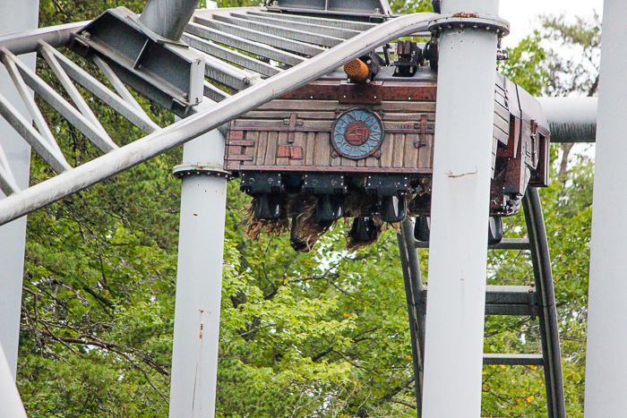 The Mystery Mine rollercoaster at Dollywood Theme Park, Pigeon Forge, Tennessee