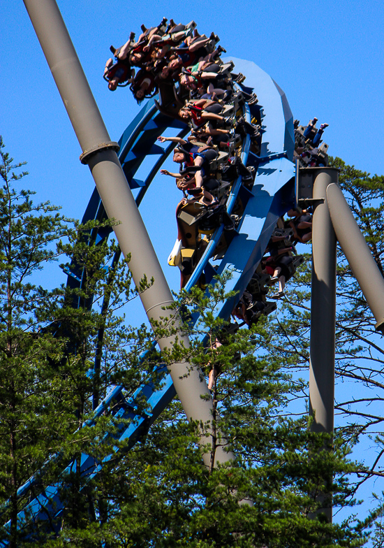 The Wild Eagle rollercoaster at Dollywood Theme Park, Pigeon Forge, Tennessee