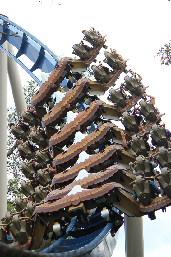 The Wild Eagle rollercoaster at Dollywood Theme Park, Pigeon Forge, Tennessee