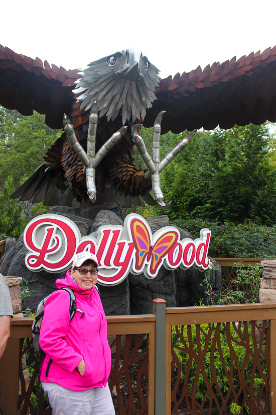 The Wild Eagle rollercoaster at Dollywood Theme Park, Pigeon Forge, Tennessee