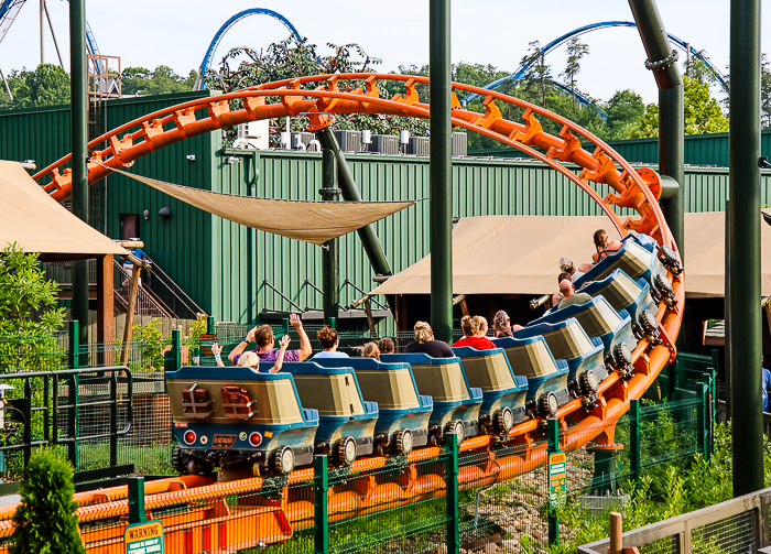 The Big Bear Mountain Rollercoaster at Dollywood Theme Park, Pigeon Forge, Tennessee